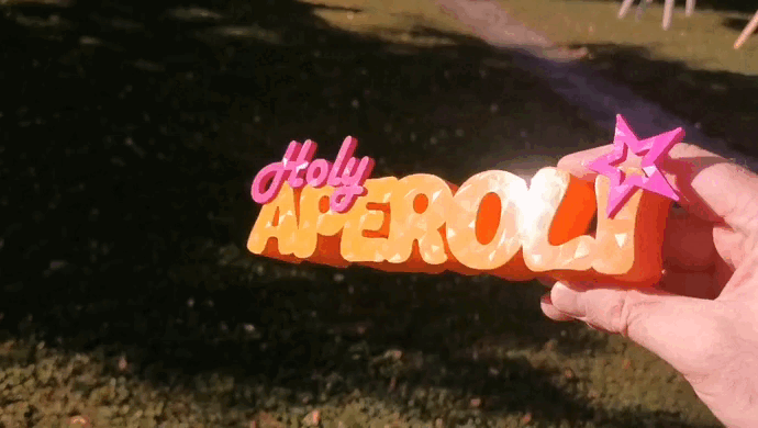 Holy Aperoli Schriftzug